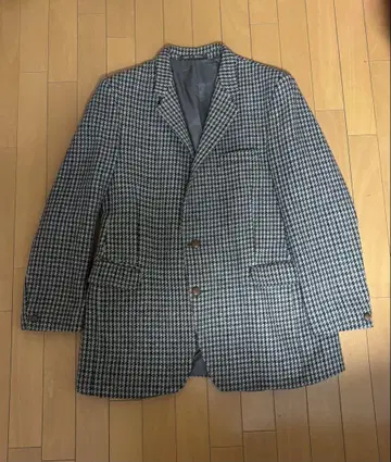 해리스 트위드 테일러드 자켓 빈티지