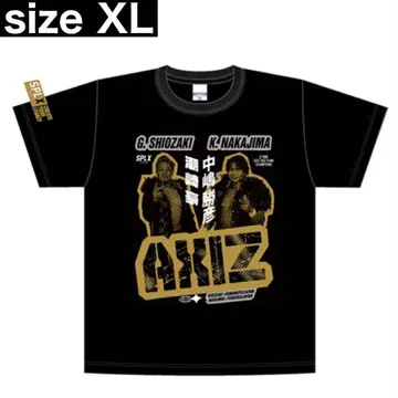 프로레슬링 노아 AXIZ x SPLX 콜라보 T셔츠 XL 사이즈 미개봉