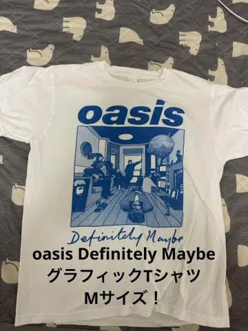 초레어 M! oasis Definitely Maybe 자켓 T셔츠 화이트