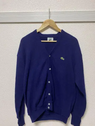 [ USED ] IZOD LACOSTE 아크릴 가디건 네이비