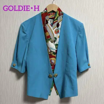 GOLDIE H 쇼와 레트로 노카라 자켓 버블 11
