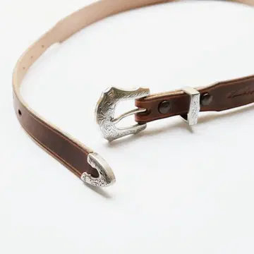 Oiled Leather Western Belt