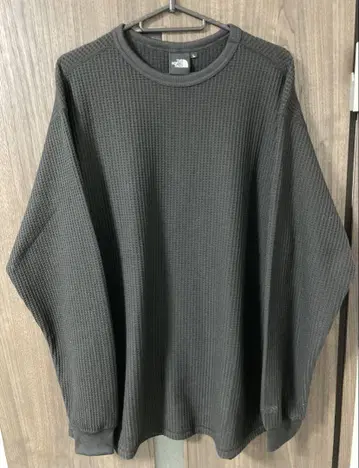 THE NORTH FACE 롱 슬리브 와플 웜 크루 L