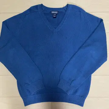 90s LANDS' END v neck cotton sweater