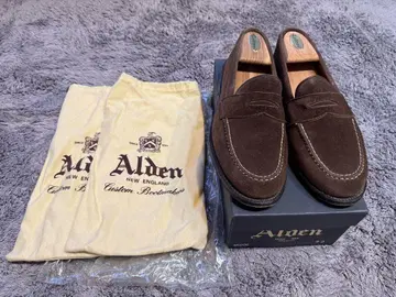 Alden BEAMS 별주 스웨이드 로퍼