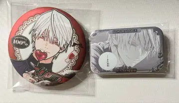 극락가 황천 캔뱃지 2개 세트 중국 POP UP 한정판