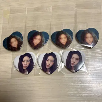 ILLIT 시간아 멈춰라 스이파라 스위츠 파라다이스 하트 캔뱃지 유나