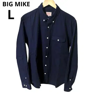 BIG MIKE 빅마이크 버튼 다운 긴팔 셔츠 L 일본제