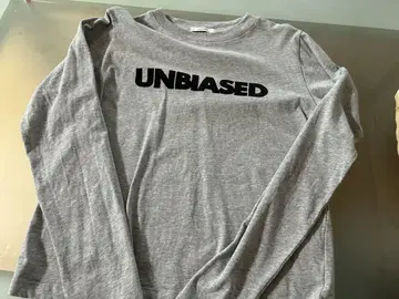 UNBIASED 긴팔 T셔츠 그레이