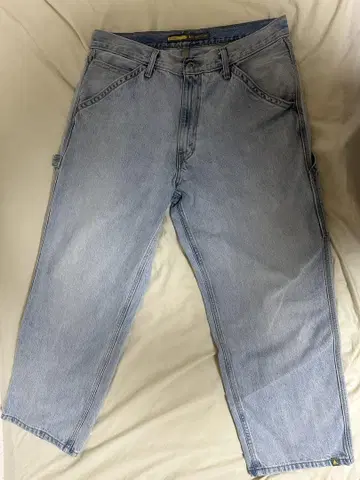 SILVER TAB 라이트 블루 배기 데님