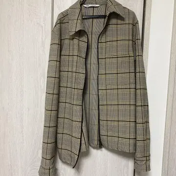 ZARA 체크 무늬 자켓 M 사이즈