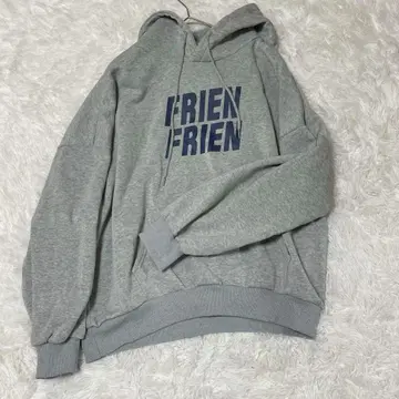 영문 로고 미니미니 스토어 후드티 그레이 속기모 스테디셀러 F