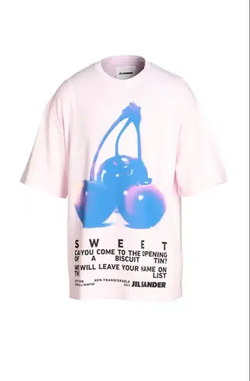 JIL SANDER 오버 사이즈 T셔츠 택 포함 새상품
