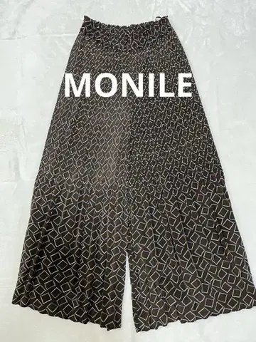 MoNiLE 모니레 팬츠 켄시 플리츠 와이드 팬츠 플레어 팬츠