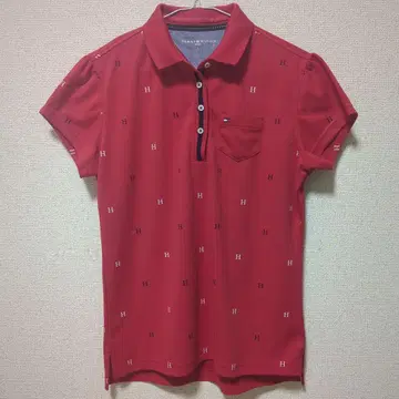 TOMMY HILFIGER 피케 셔츠 L 레드