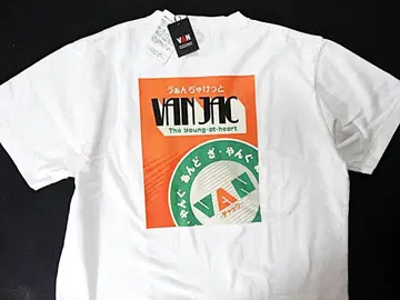 VAN JAC  일본풍 마루VAN 레트로 프린트 티셔츠 M