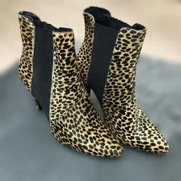 STEFANEL 표범 무늬 숏부츠