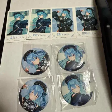 호시마치 스이세이 POP UP SHOP 캔뱃지 폴라로이드풍 카드 컴플리트