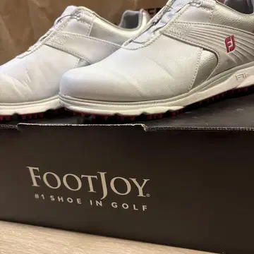 FootJoy BOA 골프화 여성용 화이트/핑크