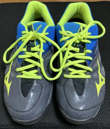 Mizuno 테니스화 그레이/블루/라임