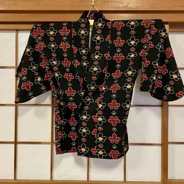 미츠코시 MITSUKOSHI 매실 겉옷 블랙 레드