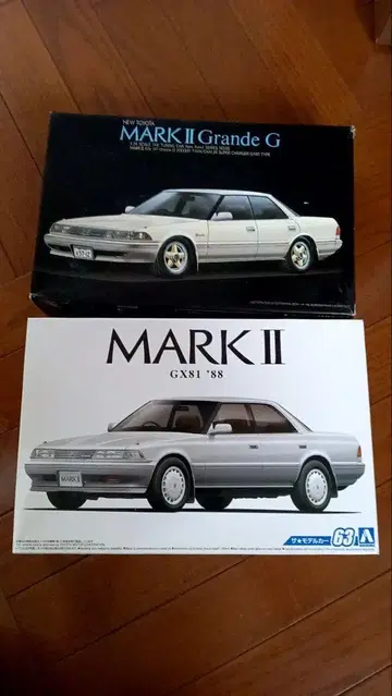 MARK II Grande G & GX81 '88 프라모델 2대 세트