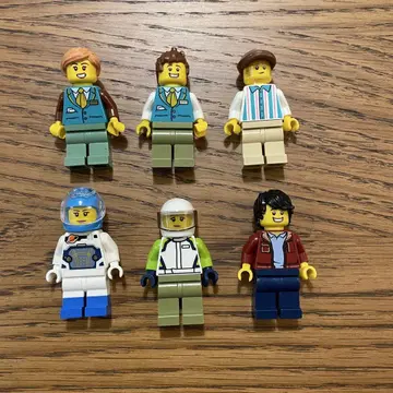 LEGO 미니 피규어 6개 세트 시티
