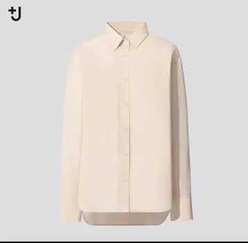 미사용 새상품 UNIQLO +J 수피마 코튼 오버 사이즈 셔츠 M