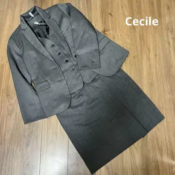 [ 새상품급 ] Cecile 세실 수트 3세트 자켓 베스트 스커트