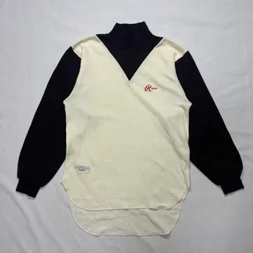 80s Bawling 모크넥 긴팔 베이스볼 T셔츠