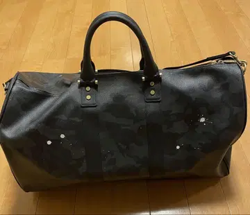 GENTIL BANDIT 블랙 카모 보스턴 백