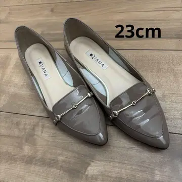 DIANA 그레이 스틸레토 로퍼 23cm