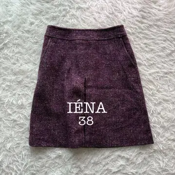 이에나 IENA 스커트 플레어 보라색 가을/겨울 깔끔한 출퇴근 가을 코디