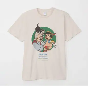 새상품급 Disney 피노키오 반팔 T셔츠 L
