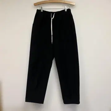 카푸네 cafune 이지 팬츠 코튼 허리밴딩 블랙