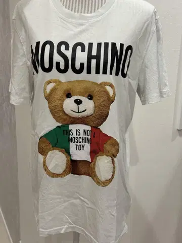 Moschino 테디베어 T셔츠 화이트