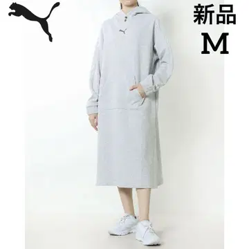 새상품 PUMA 여성용 원피스 맨투맨 롱 드레스 M 사이즈