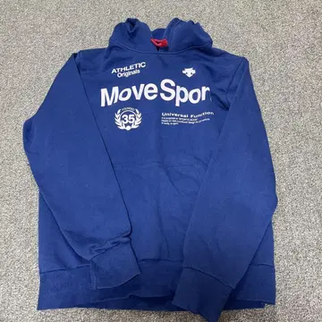 Move Sport 후드 부착 후드티 네이비