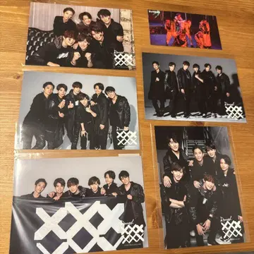 SixTONES 쟈니즈 아이돌 사진 세트 5장+데타카 1장