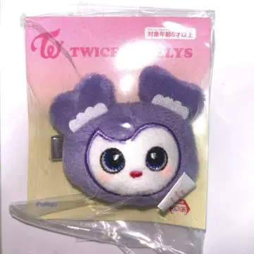 TWICE LOVELYS 봉제 인형 헤어핀 GIGO 한정판 사나