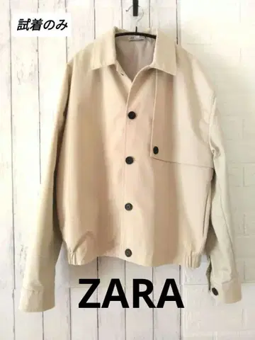 자라 숏 트렌치 베이지 자켓 코트 ZARA
