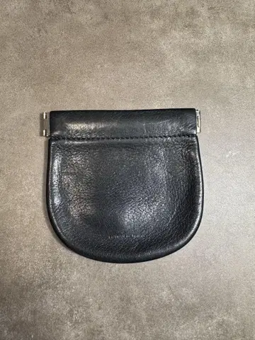 Hender Scheme 블랙 가죽 코인 케이스 M 사이즈