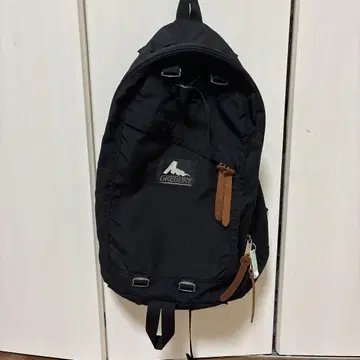 GREGORY 블랙 백팩 데이팩 구 로고