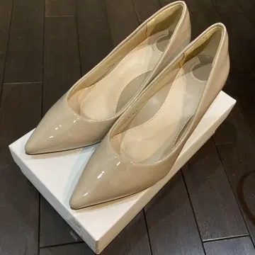 RANDA 베이지 스틸레토 펌프스 23.0cm