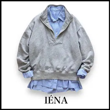 [ 2024AW ] IENA LIEN 하프 지퍼 맨투맨