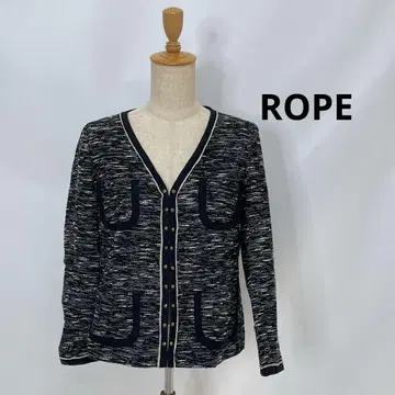 6003 [블랙 베이스 7] ROPE 노카라 자켓