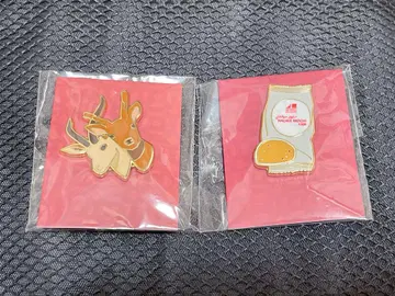 오만관 핀 배지 2개 세트 오사카 만박 한정판