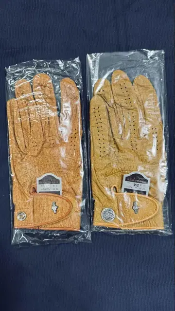 가죽 장갑의 최고봉 페카리 가죽 골프 그로브 24cm 2개 레어품