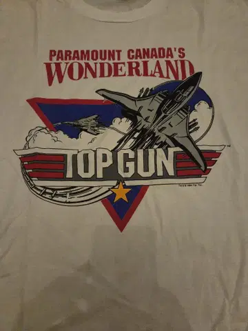 카피라이트 포함 Top Gun 티셔츠 XL