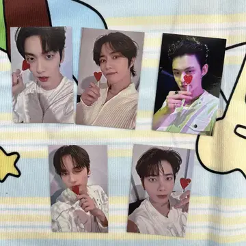 TXT Love Language 사전 녹화 트레이딩 카드 5장
